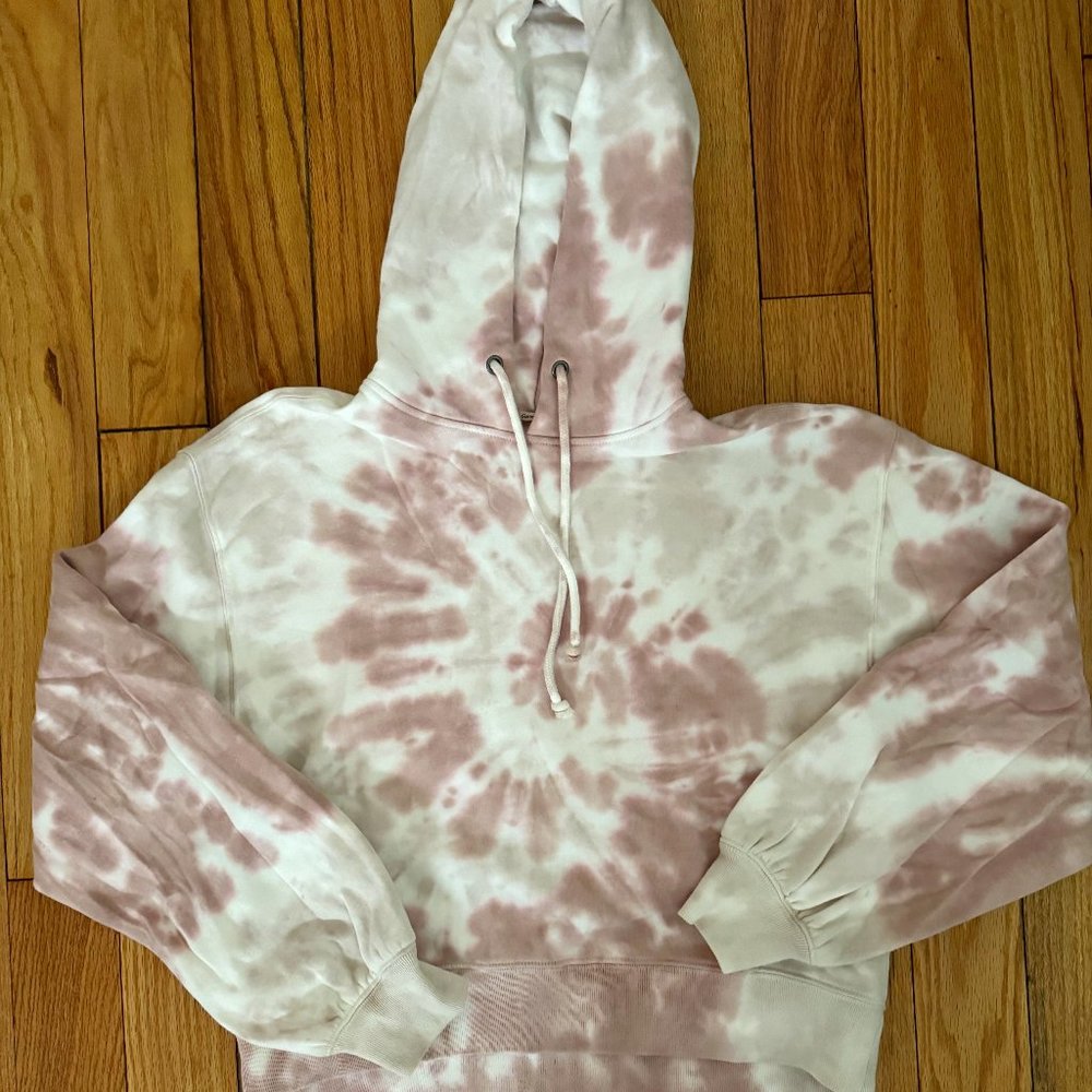Abercrombie Tie Dye Cropped Hoodie